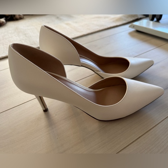Call It Spring women's white heels - Picture 2 of 5